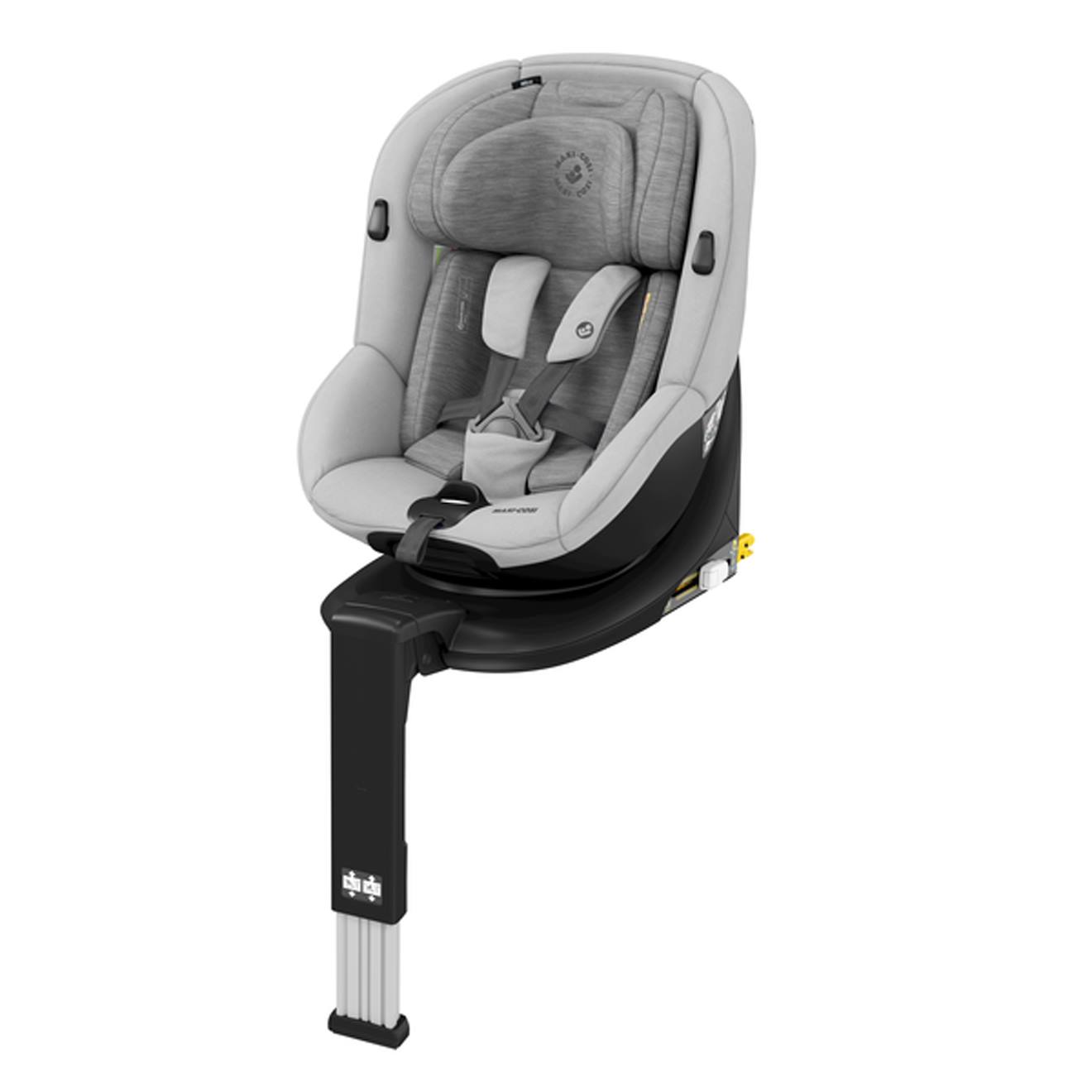 Siège Auto Enfant Pivotant 360°, Isofix, Mica I-size Gris Authentique