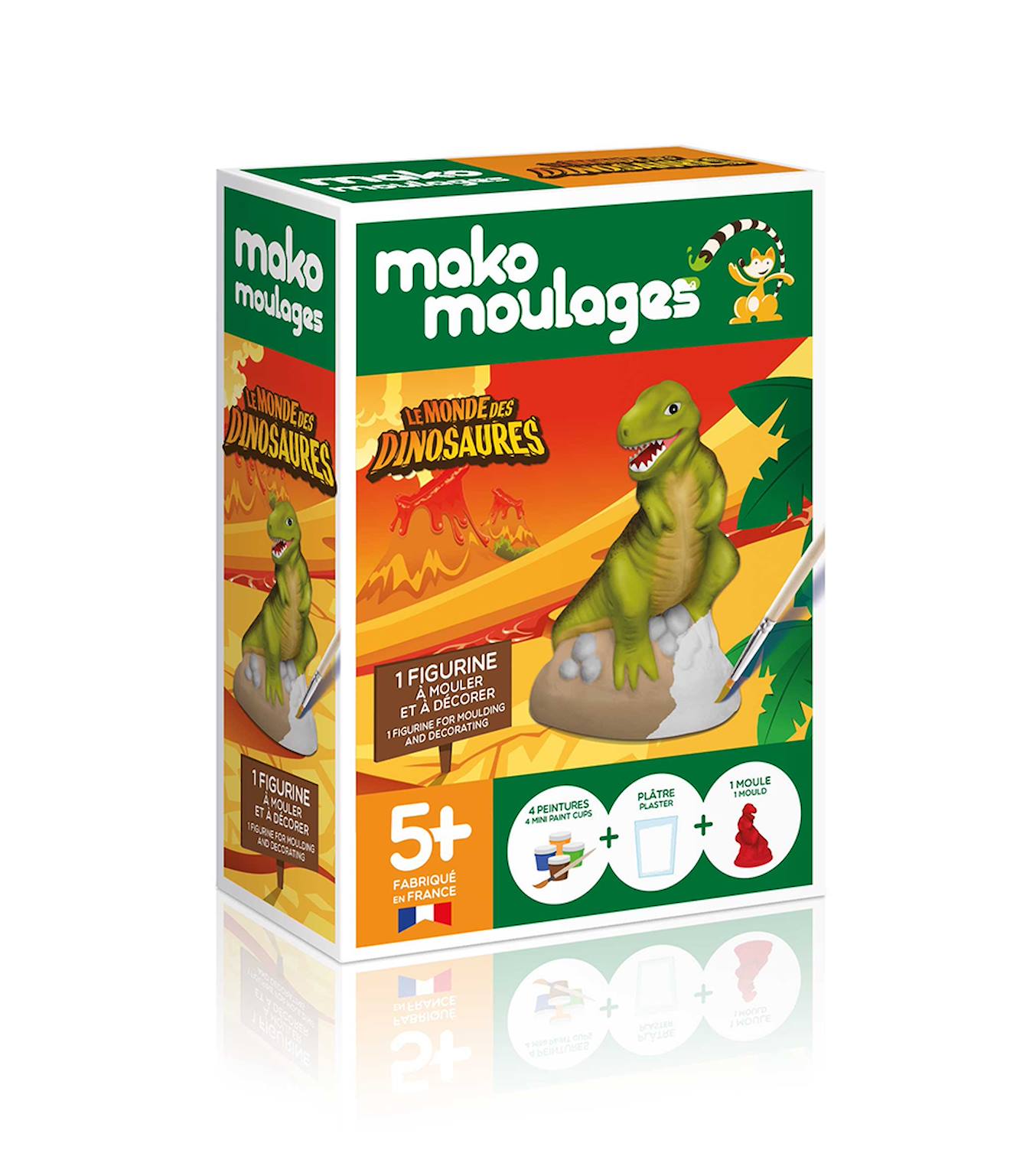 Coffret Moulage Tyrannosaure Blanc