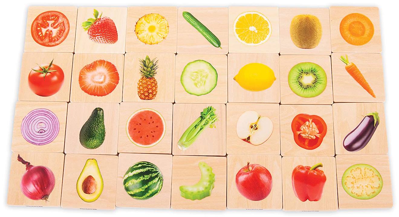 Memory Fruits Et Légumes Multi-coloured (Tickit) - Image 2