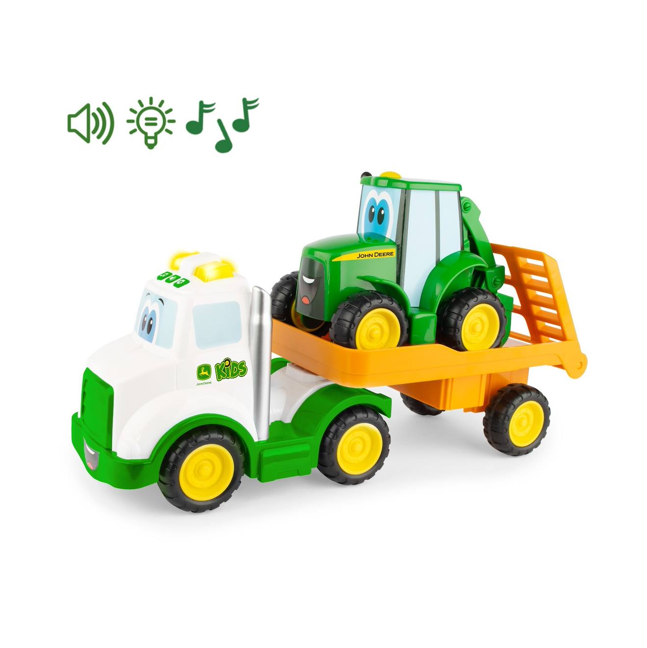 Tracteur Johnny Et Sa Dépanneuse Dès 18 Mois Vert