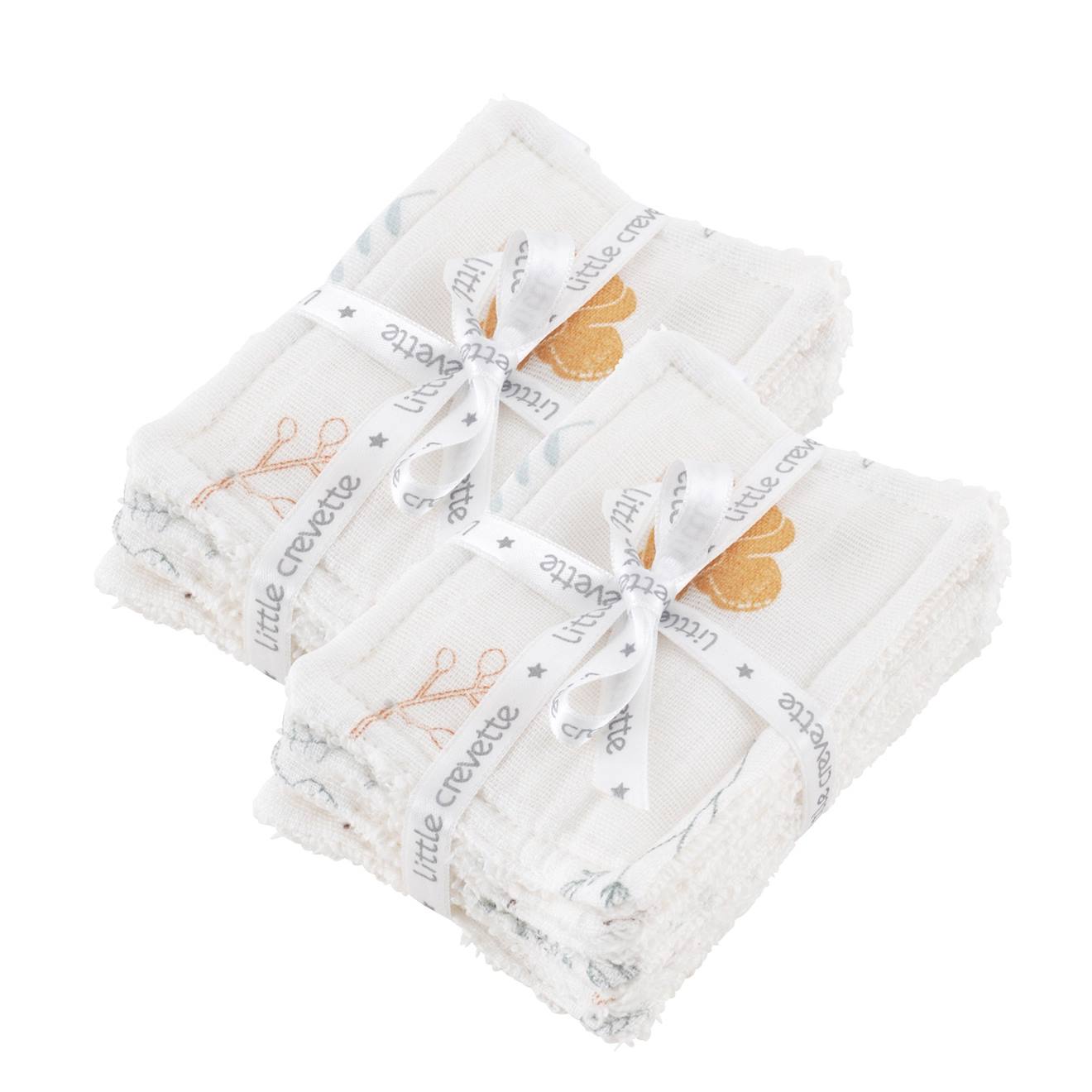 Lot De 12 Lingettes Lavables Coton Bio Forêt