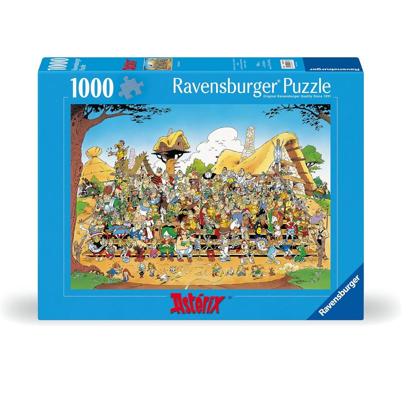 Puzzle Photo De Famille Astérix 1000 Pièces Bleu