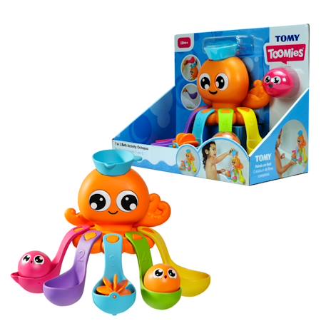 Toomies - Jeu De Bain - Poulpy D'activités 7-en-1 Dès 18 Mois Multicolore
