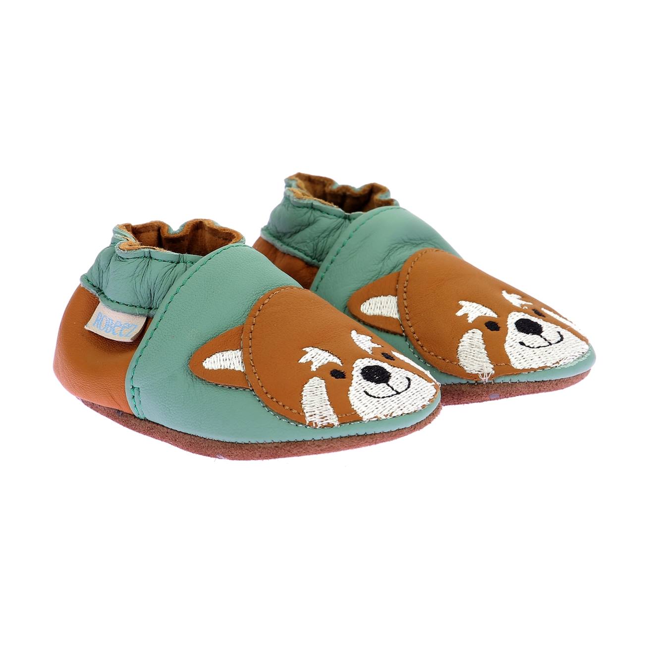 Chaussons Gingerbear Vert Camel