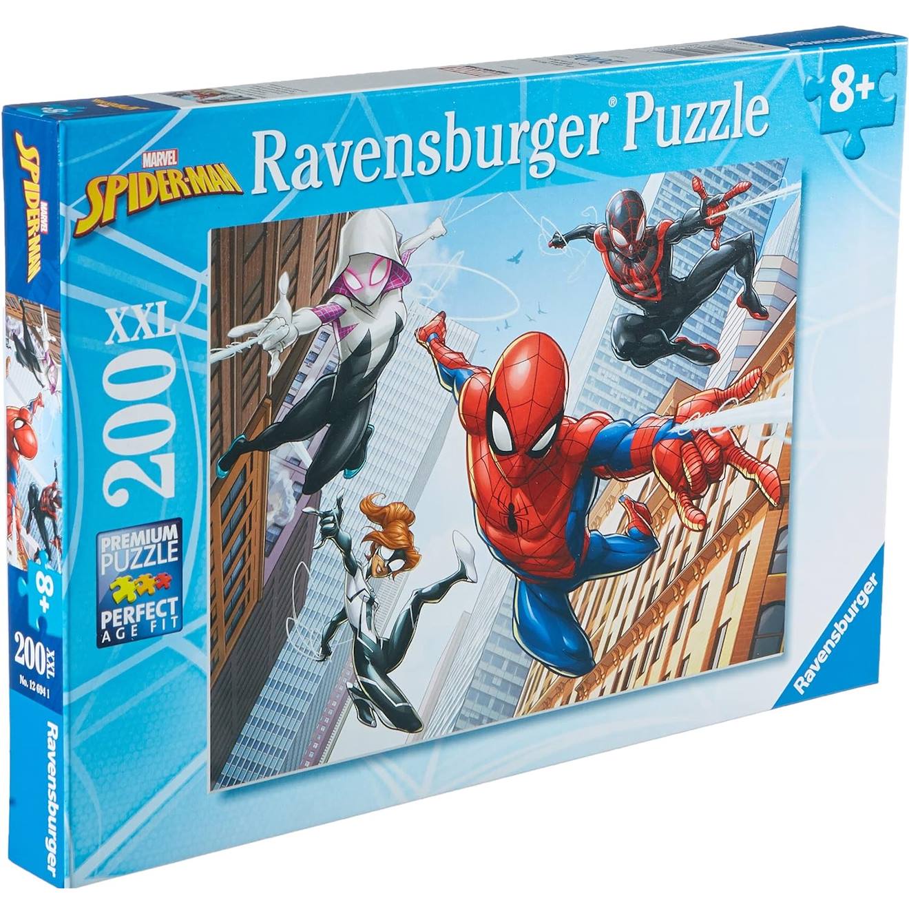 Puzzle Les Pouvoirs De Spiderman 200 Pcs Xxl Bleu