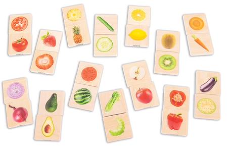 Tickit - Memory Fruits Et Légumes Multi-coloured