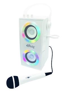-Enceinte bluetooth portable avec micro et effets lumineux iparty