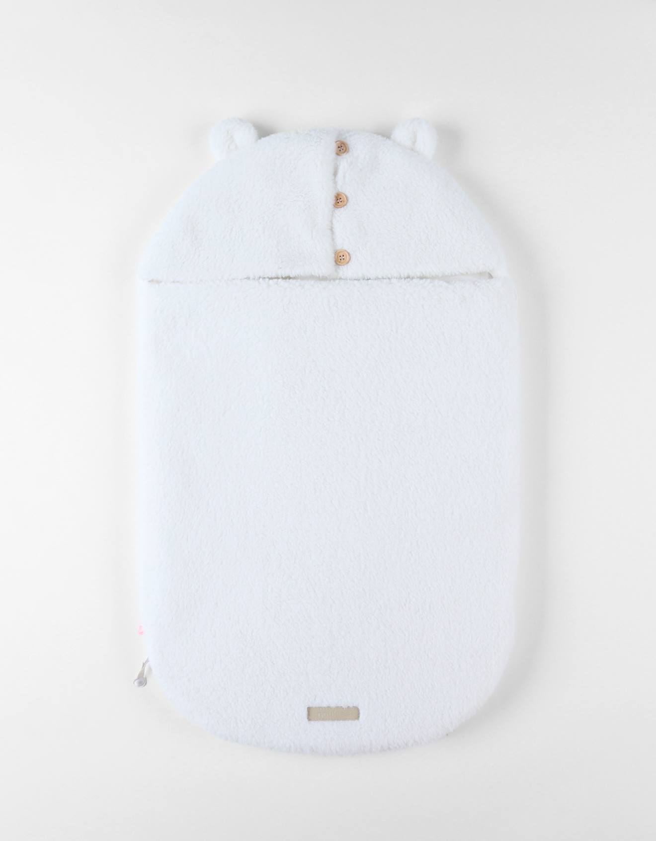Nid D'ange Jersey Et Sherpa Blanc