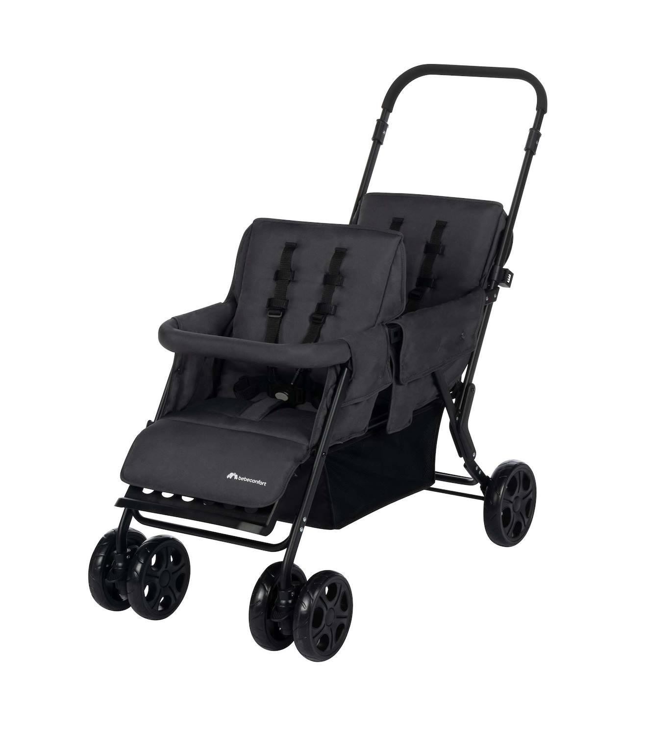 Poussette Double Pour Enfants D'âges Rapprochés Teamy Graphite Minéral (Bébé Confort) - Image 2