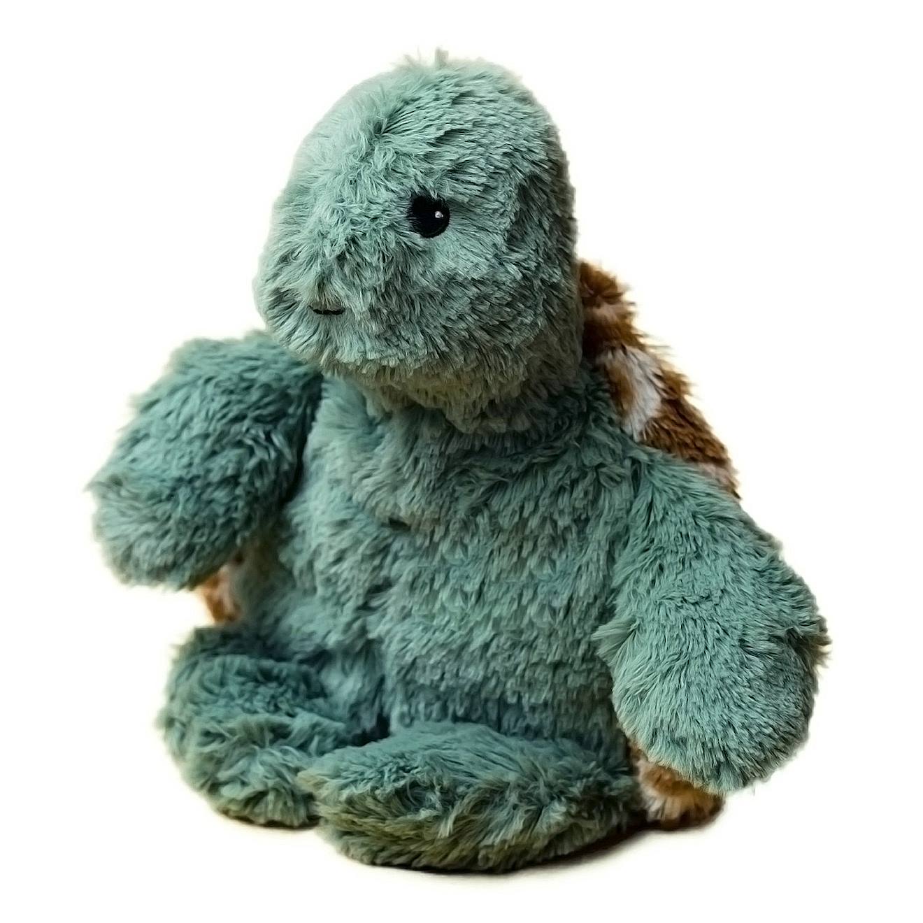 Peluche Bouillotte Tortue Vert