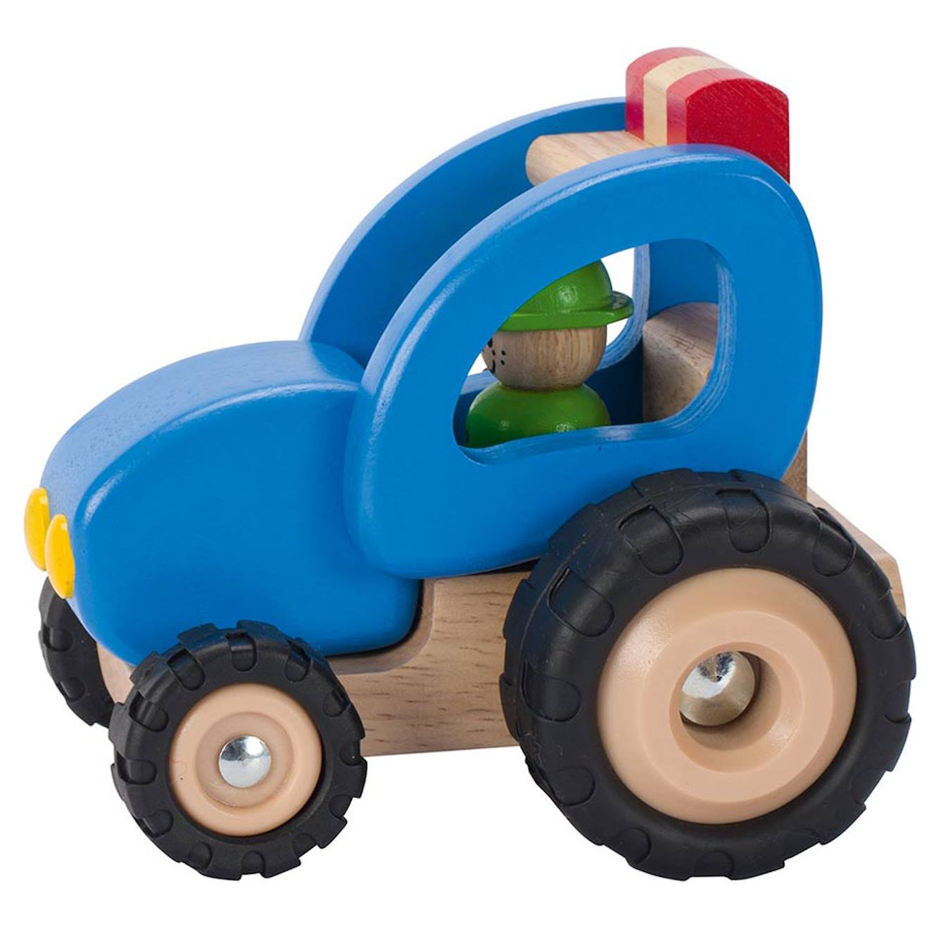 Tracteur En Bois Bleu