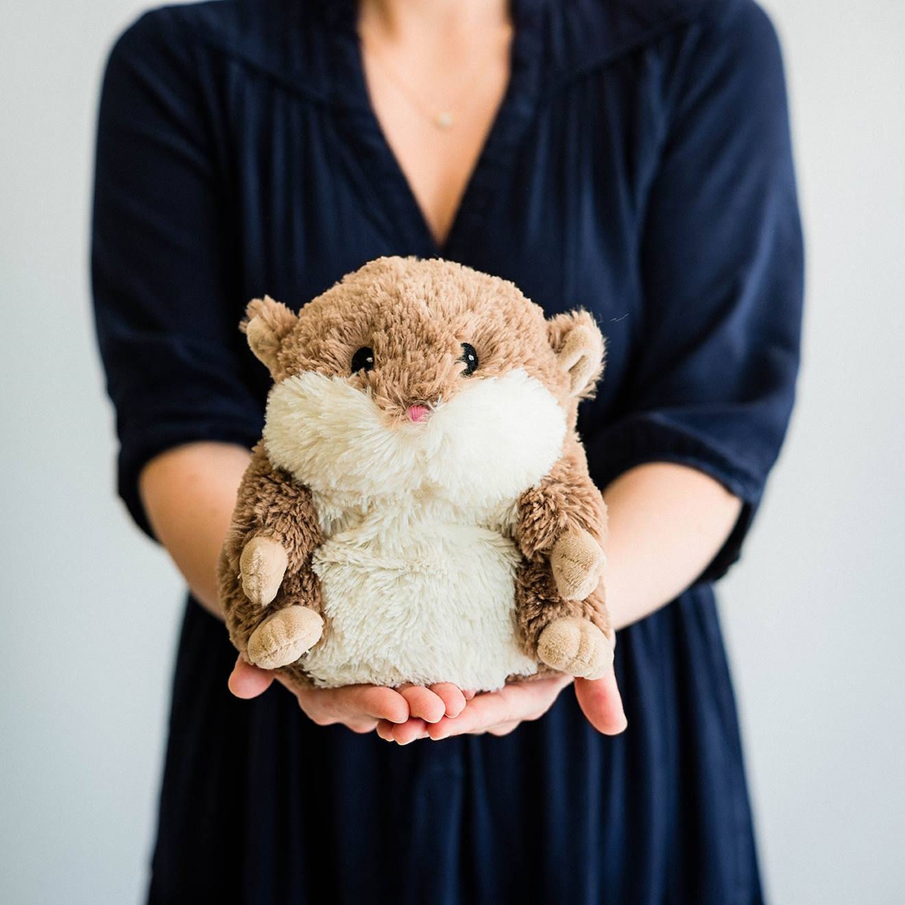 Peluche Bouillotte Hamster Marron (Warmies) - Image 2