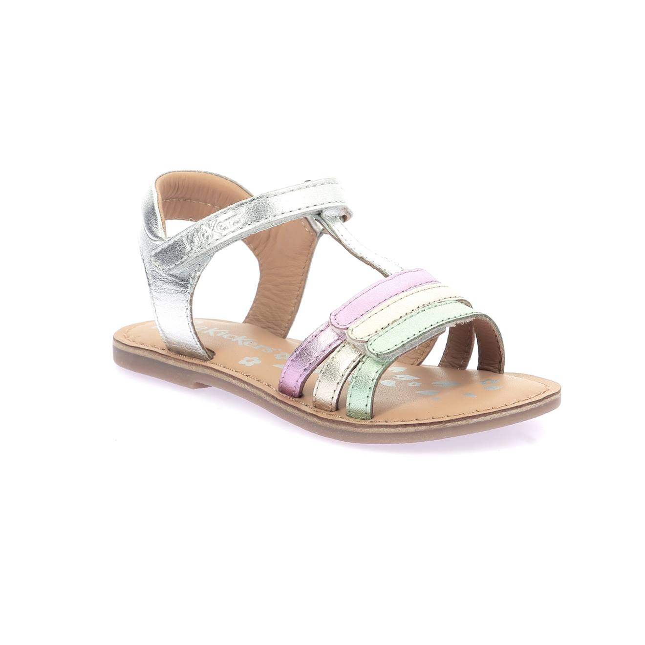 Sandales Enfant Diamanto Argent Multico