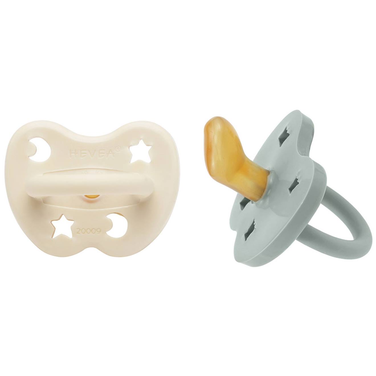 Lot De 2 Tétines Physiologiques Milky White Et Gorgeous Grey 3-36 Mois Multi-coloured