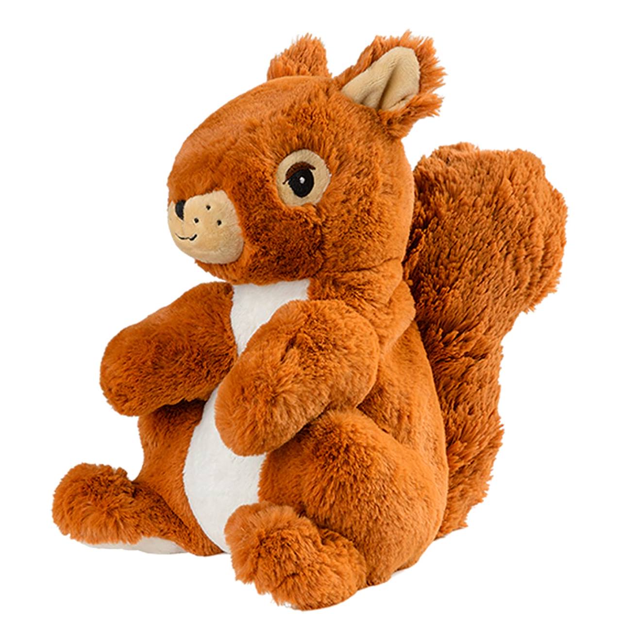 Peluche Bouillotte Ecureuil Marron