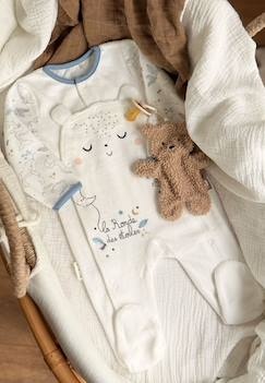 Bébé-Pyjama, surpyjama-Pyjama bébé en velours ouverture pont petite balade