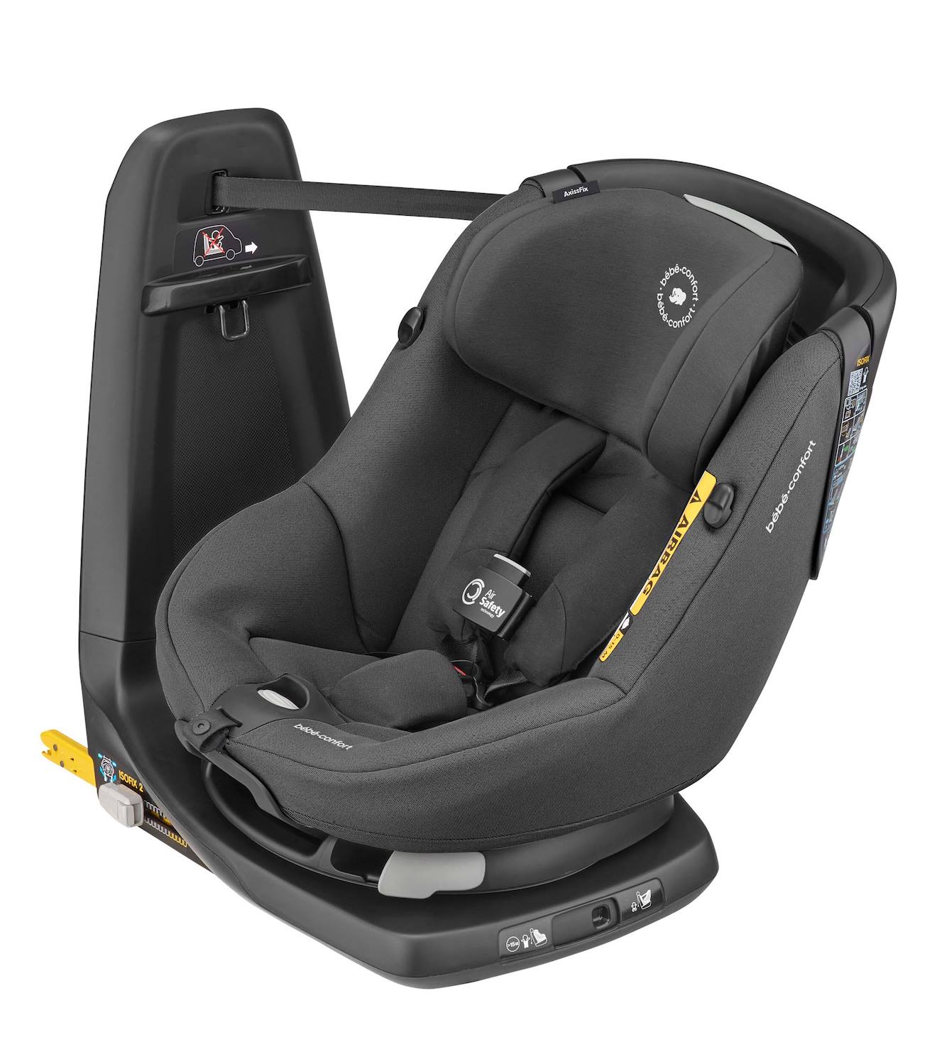 Siège Auto Pivotant Isofix Avec Airbags Axissfix Air Noir Authentique