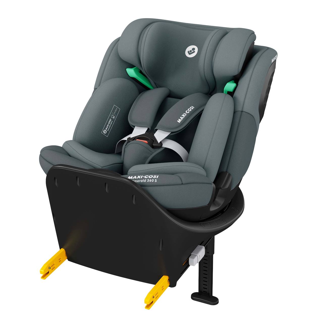 MAXI COSI - Siège Auto Pivotant Evolutif Et I-size Emerald 360 S, Graphite Tonal