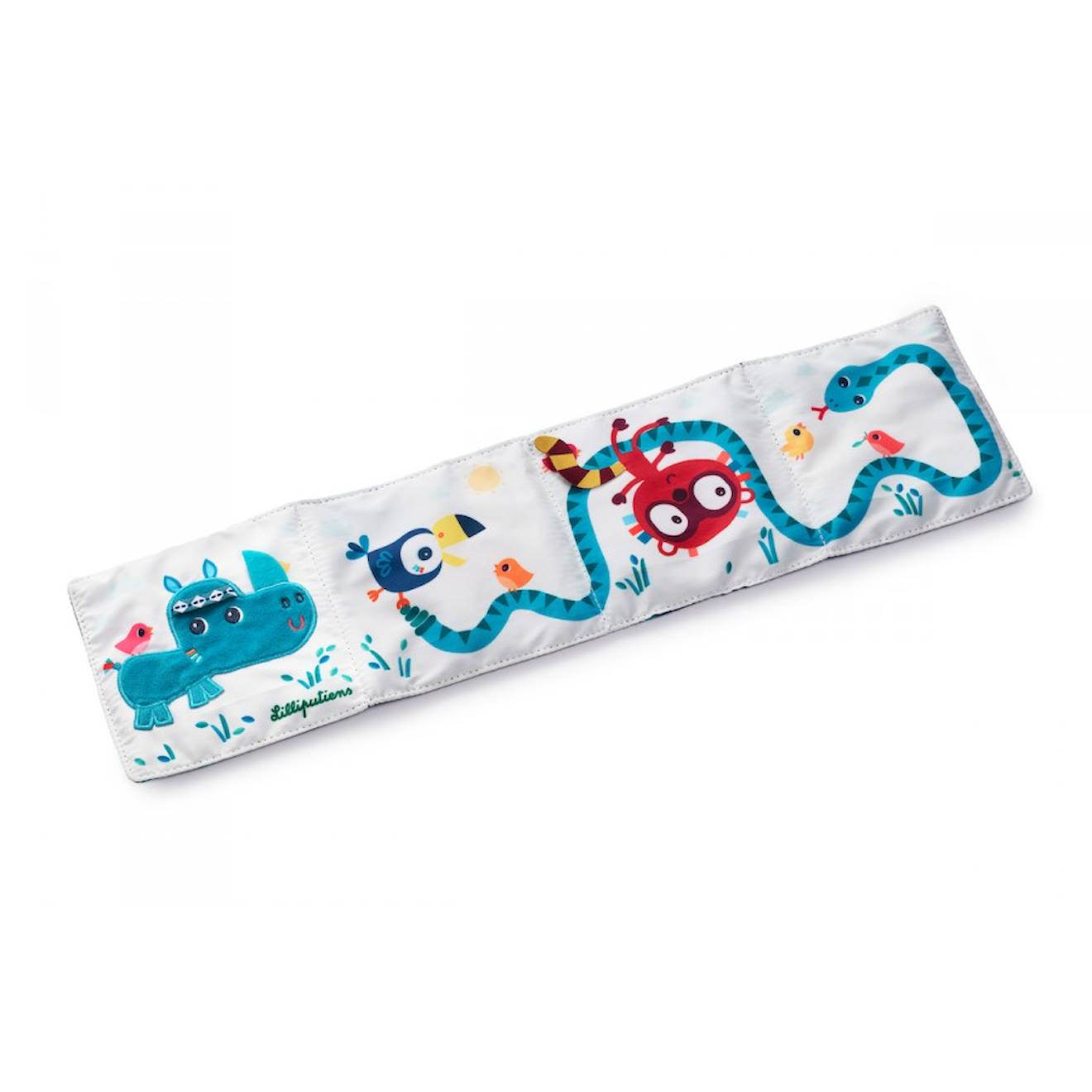 Imagier Accordéon Jungle Bleu (Lilliputien) - Image 1