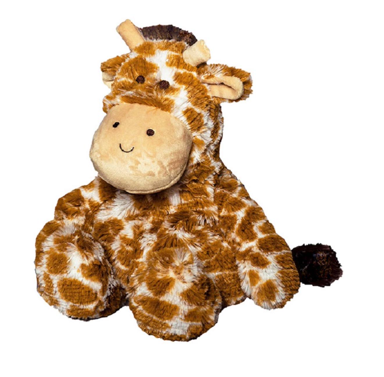 Peluche Bouillotte Girafe Marron
