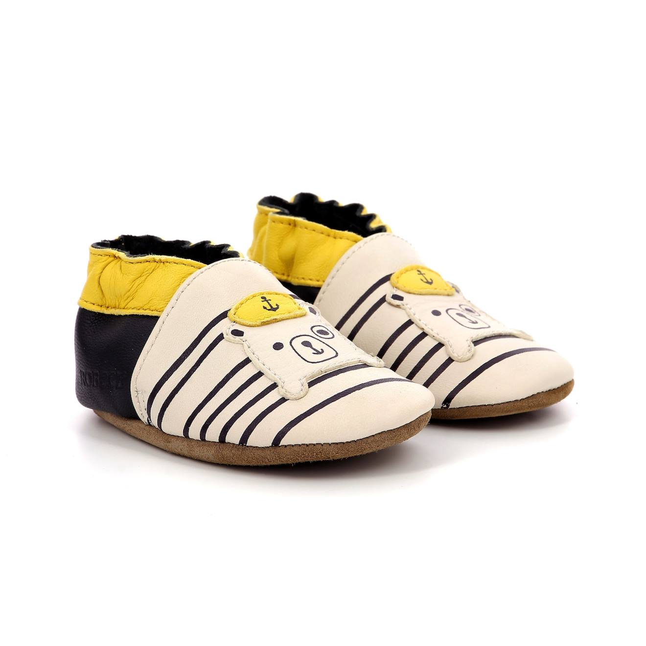 Chaussons Naval Officer Beige Clair Marine
