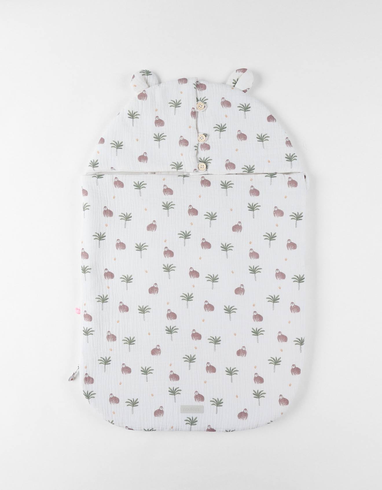 Nid D'ange Mousseline De Coton Et Jersey Ecru