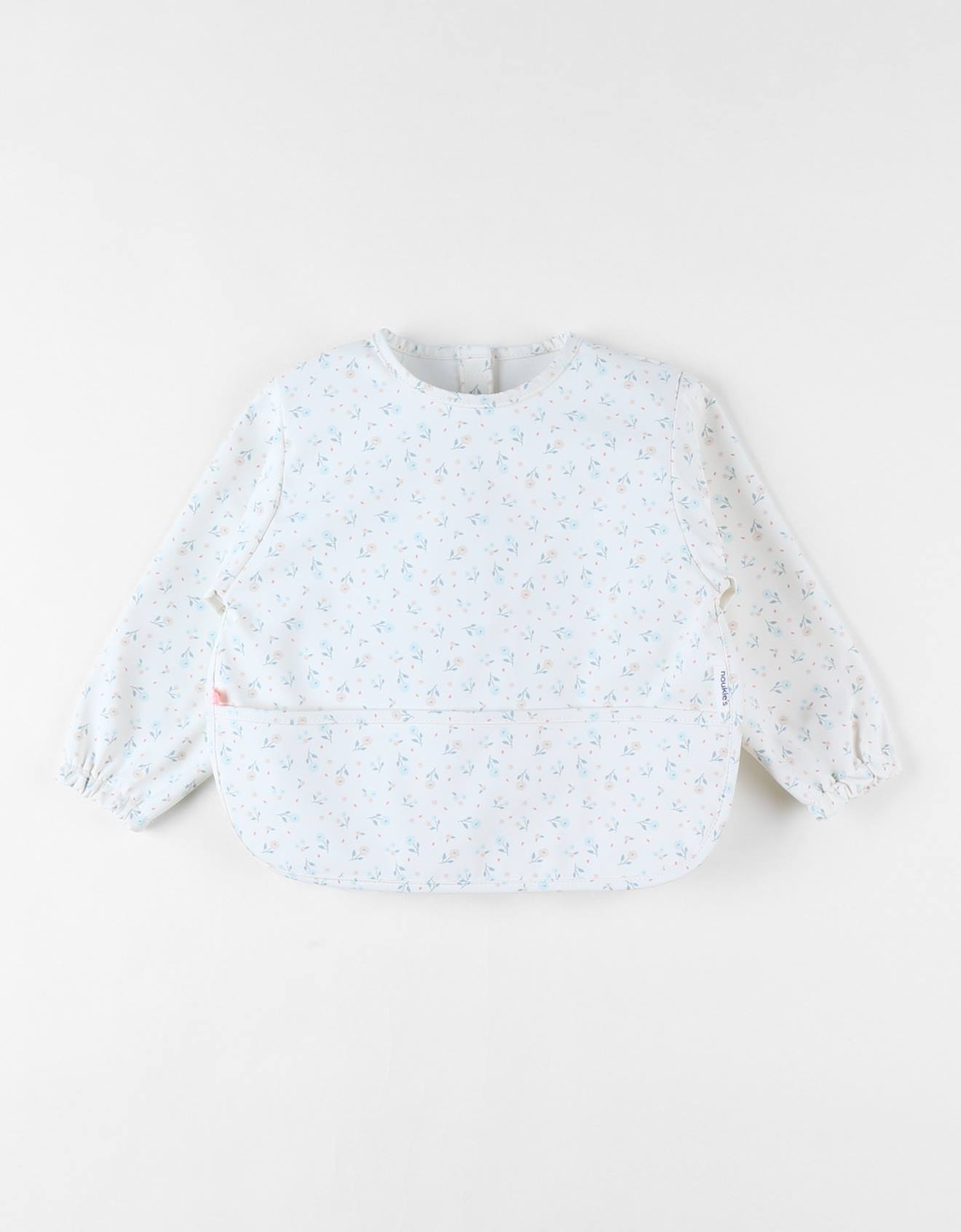 Bavoir à manches imperméable blanc