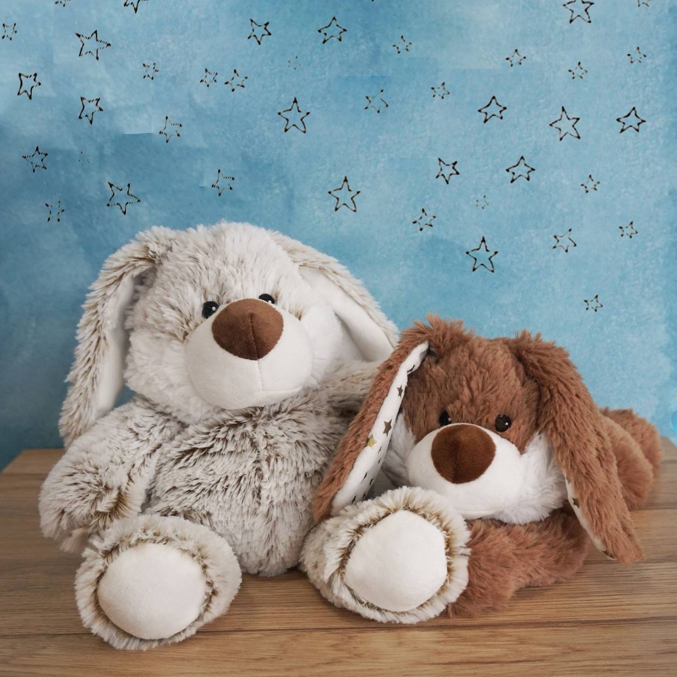 Peluche Bouillotte Lapin Étoile Marron (Warmies) - Image 1