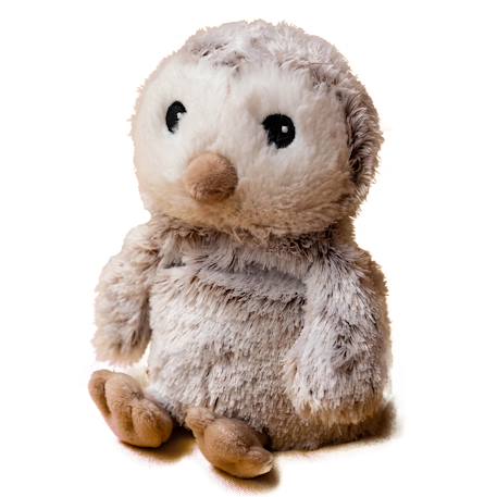 Warmies - Peluche Bouillotte Chouette Junior Marron