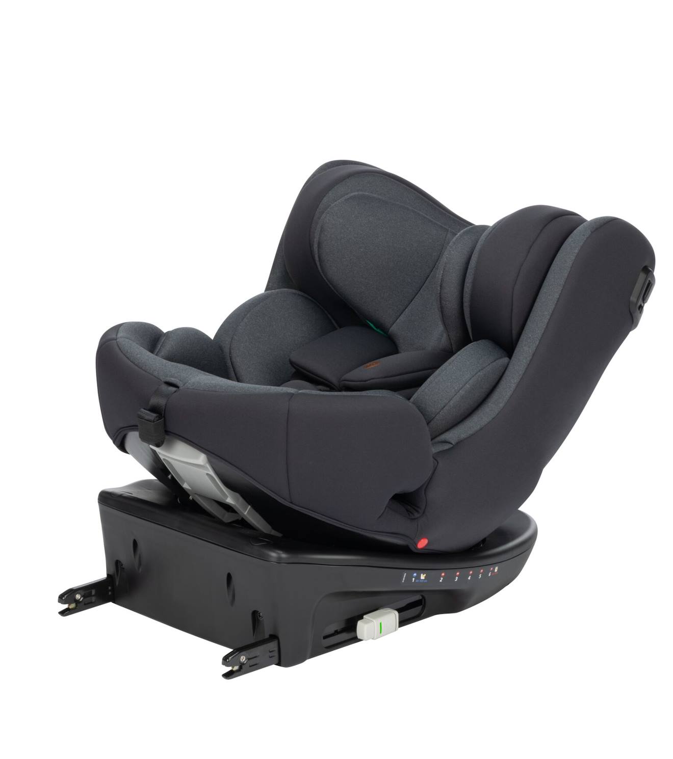 Siège Auto Pivotant, I-size Et Isofix Evolvefix Noir Teinté