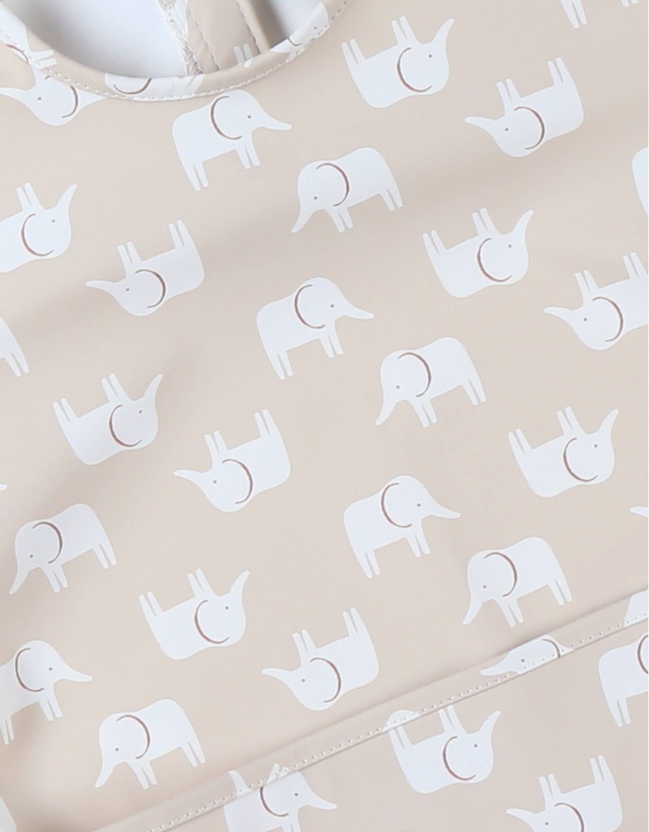 Bavoir Imperméable Beige (Noukie's) - Image 2