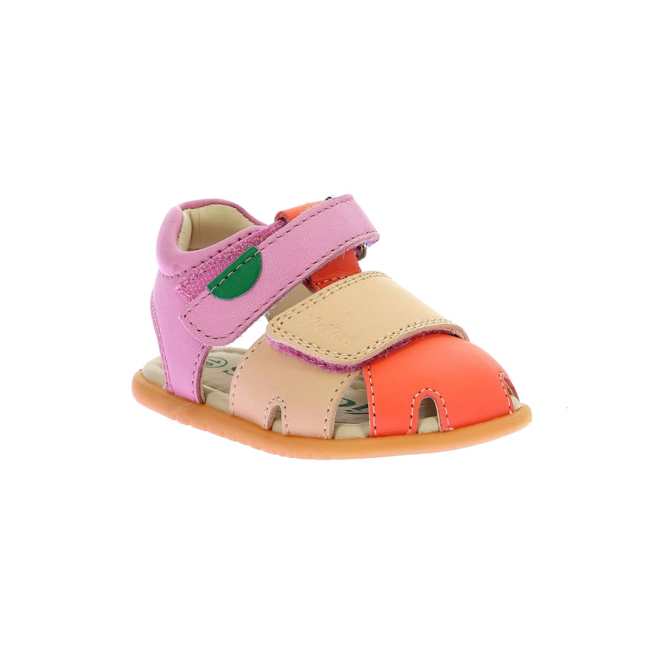Sandales Bébé Kick Sumkratch Rose Orange Peche