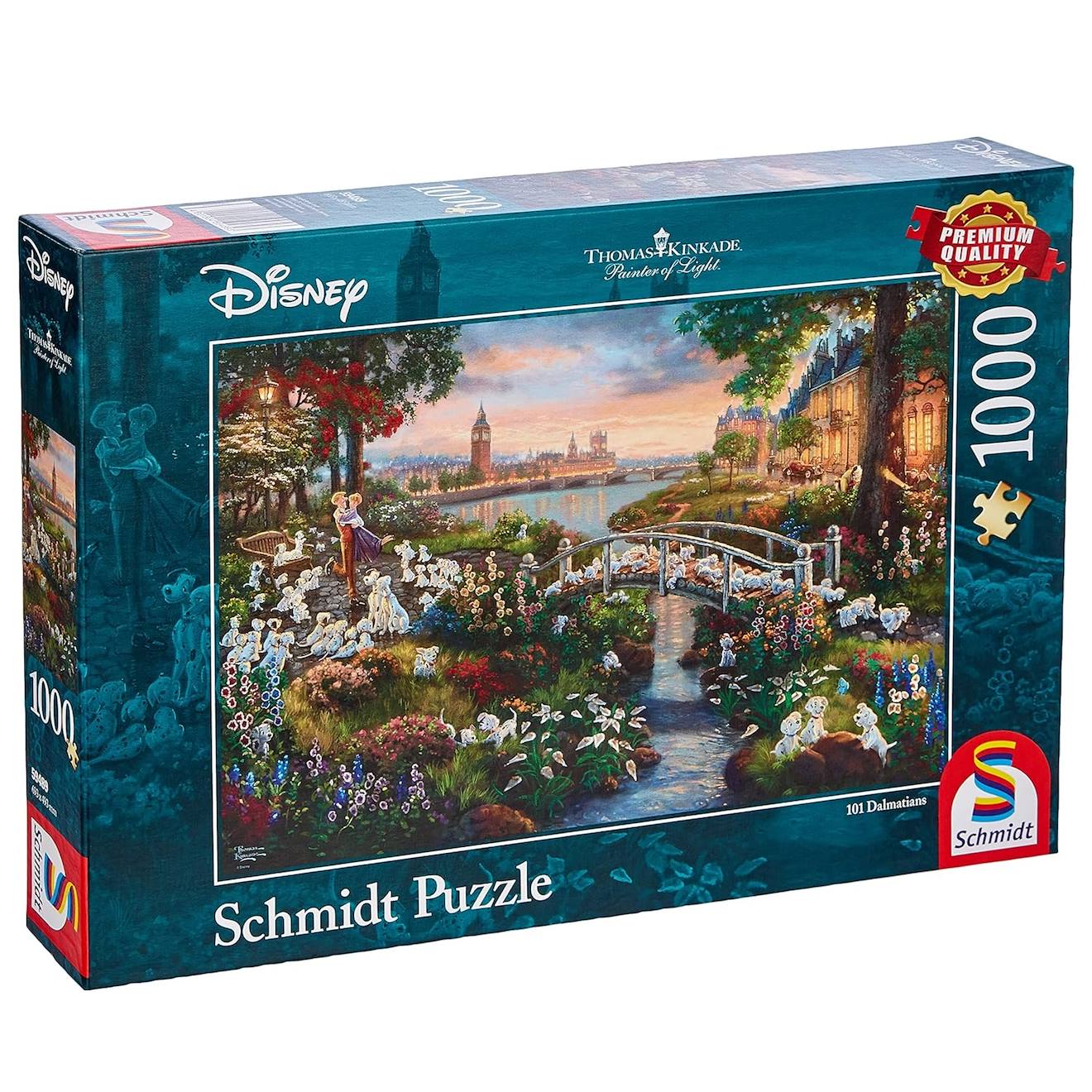 Puzzle Les 101 Dalmatiens 1000 Pcs Vert