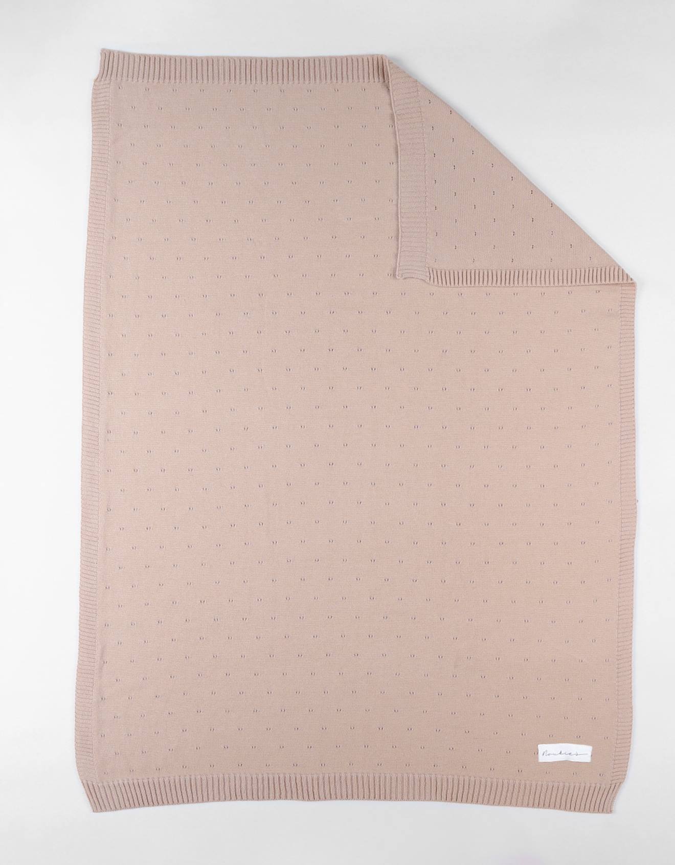 Couverture En Tricot Bio Rose