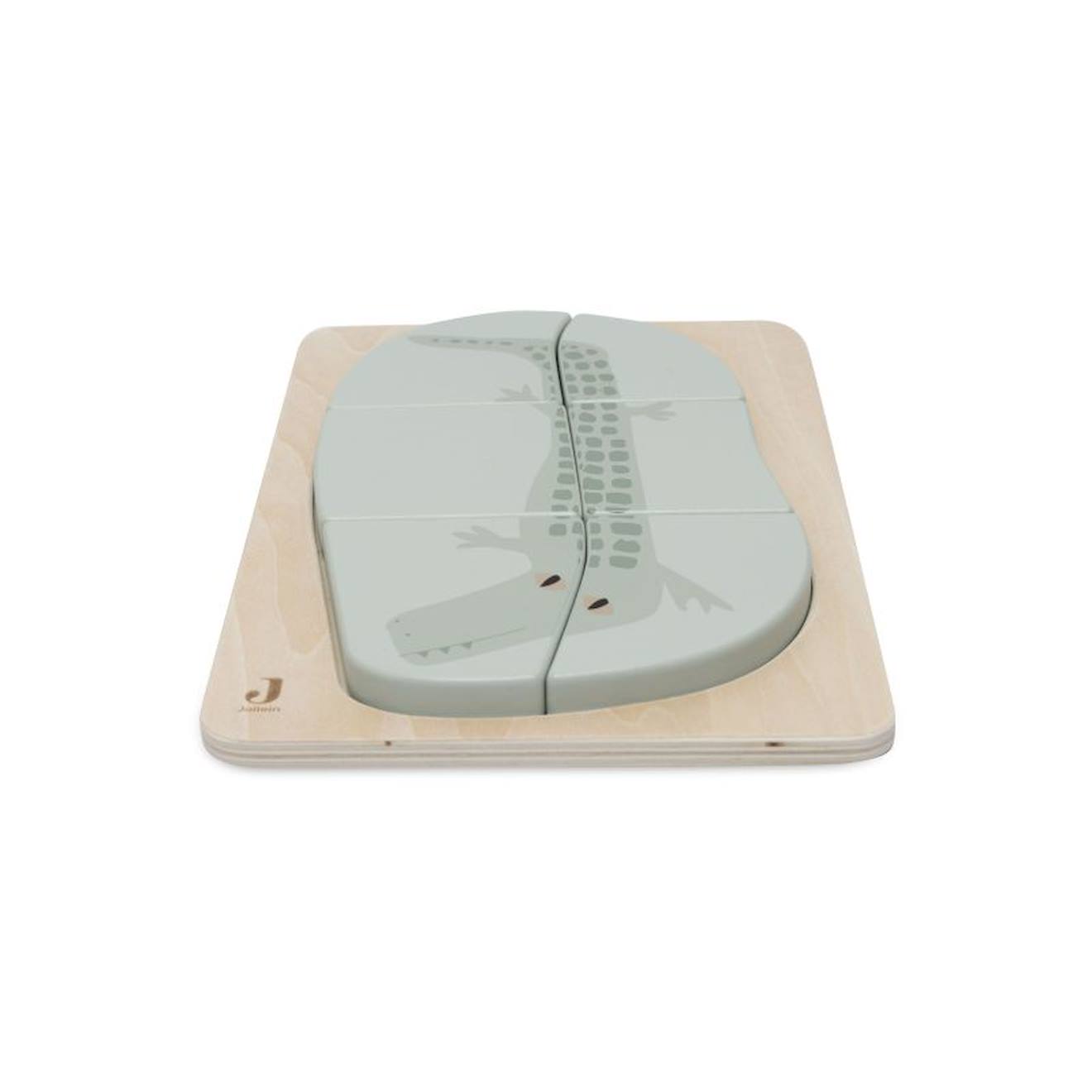 Puzzle En Bois - Jungle Jambo - Croco En Bois Multicolore