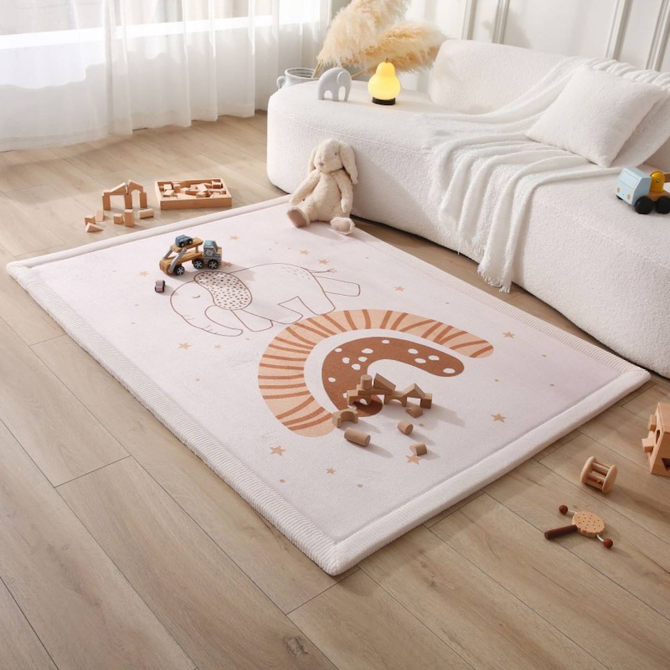 Tapis Enfant À Mémoire De Forme Cloud Rainbow Rainbow