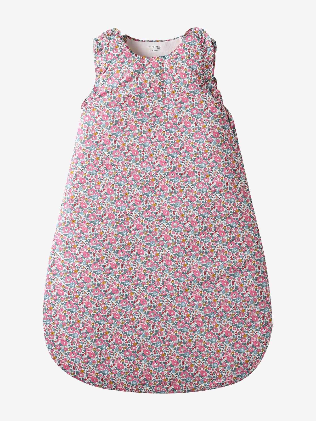 Gigoteuse été en tissu Liberty personnalisable blanc (Envie De Fraise) - Image 2