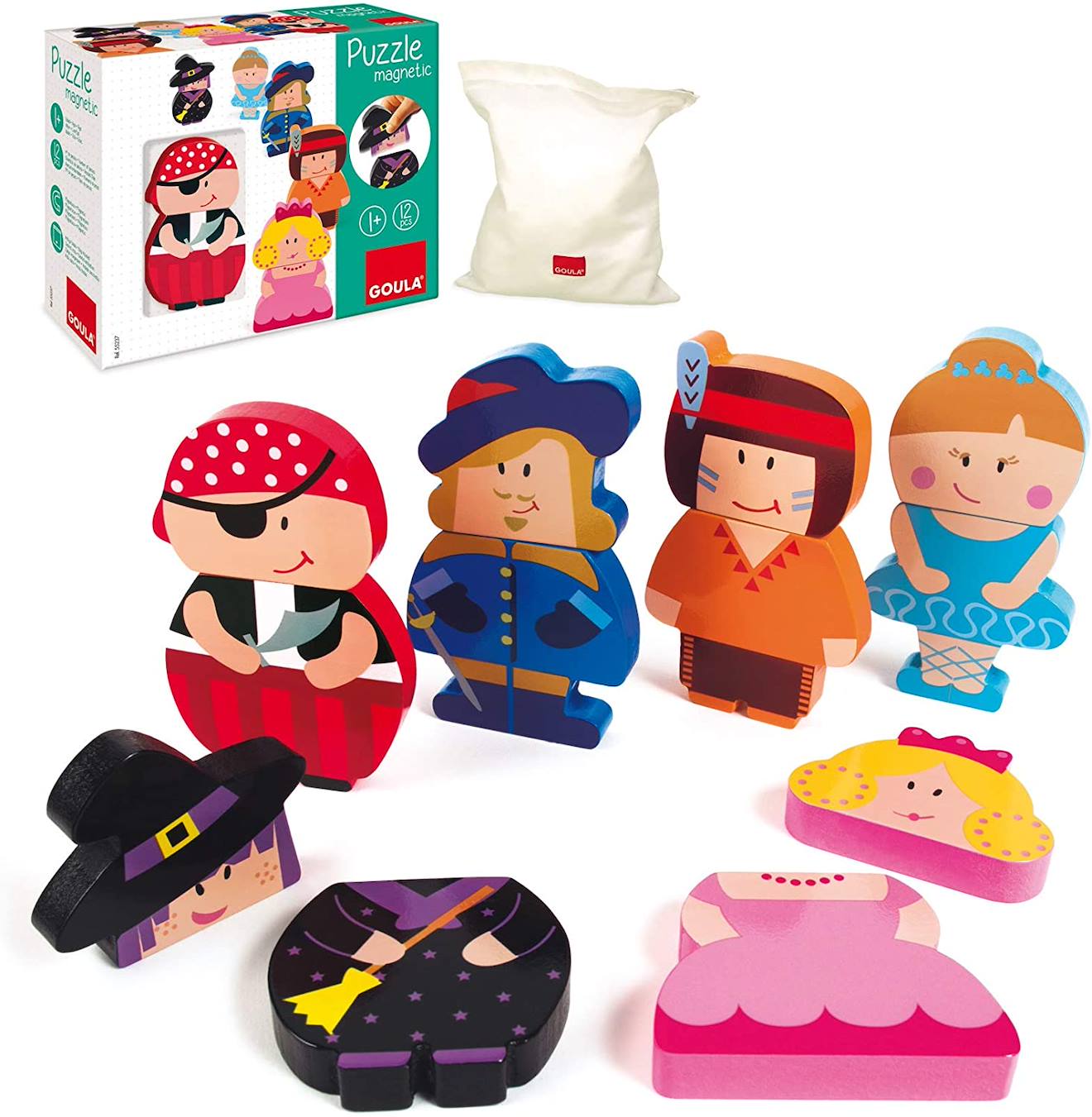 Puzzles Magnétiques Personnages Beige