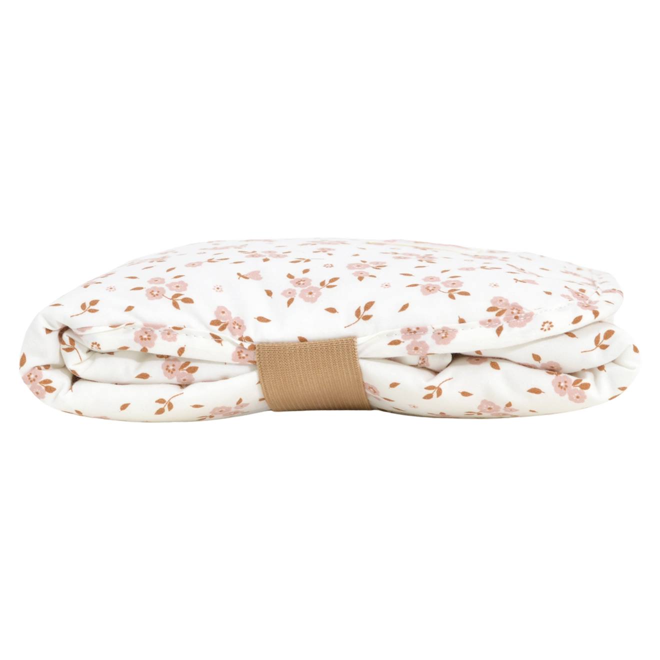 Tapis À Langer De Voyage Coton Bio Bois De Rose (Little Crevette) - Image 2