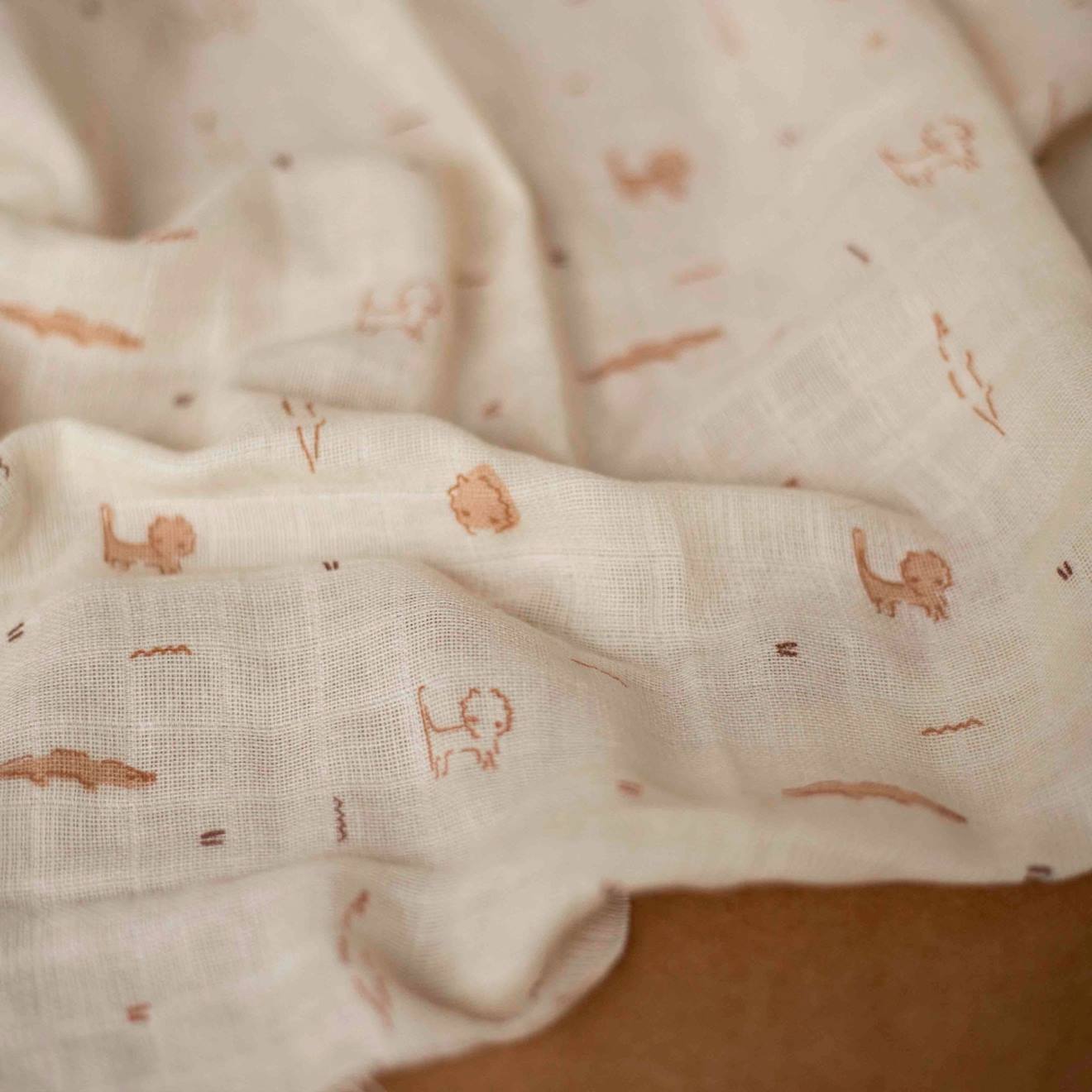Lot De 3 Langes En Coton Bébé Sable (Trois Kilos Sept) - Image 3