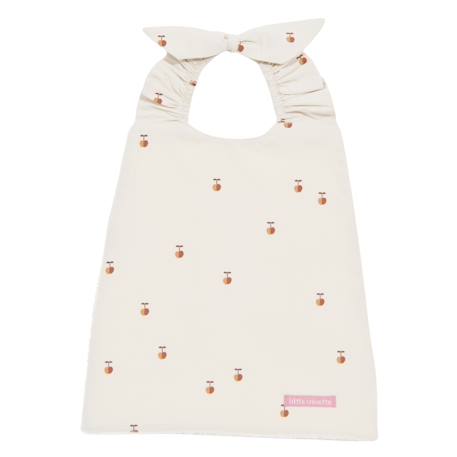 Bavoir élastiqué coton bio Bleu+Caramel+Ecru+Fleurs beiges+Vichy beige+Vichy vert 8 - vertbaudet enfant 