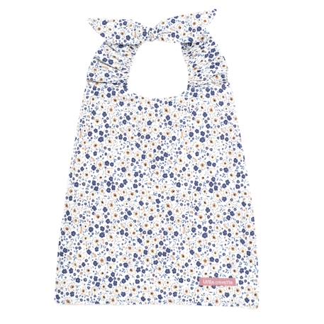 Bavoir élastiqué coton bio Bleu+Caramel+Ecru+Fleurs beiges+Vichy beige+Vichy vert 1 - vertbaudet enfant 