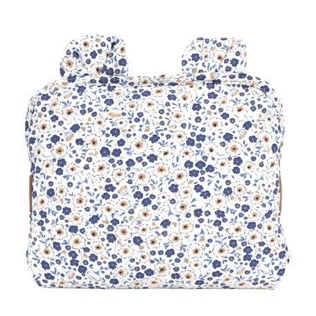 Little Crevette - Tapis à langer de voyage imperméable coton bio* fleurs
