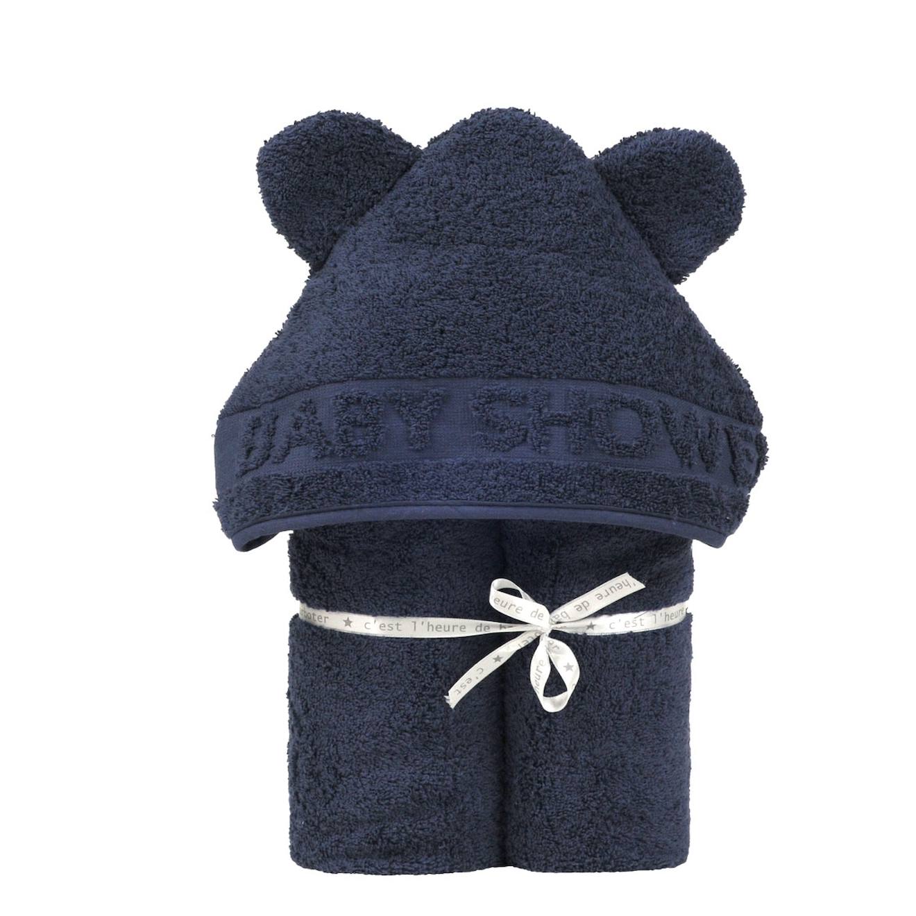 Cape De Bain Coton Bio Baby Shower Bleu Marine