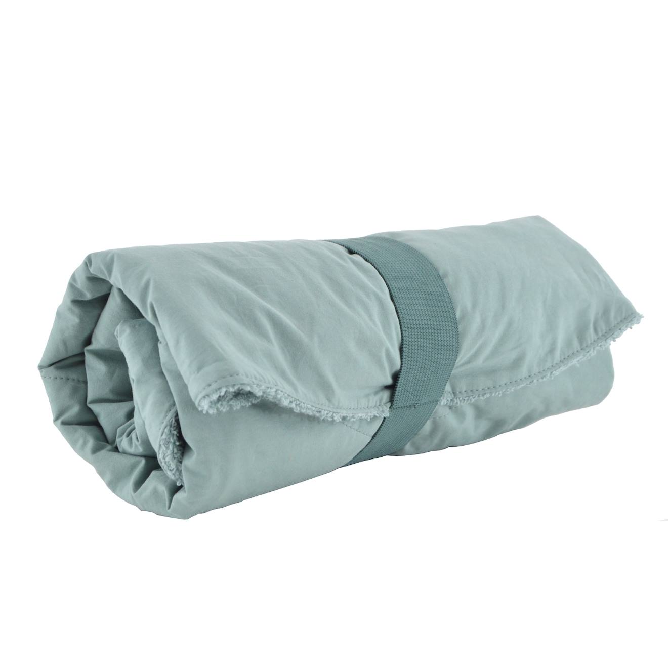 Tapis À Langer De Voyage Coton Bio Dream Forest Vert Sauge (Little Crevette) - Image 2