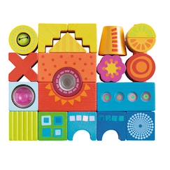Jouet-Blocs de construction colorés
