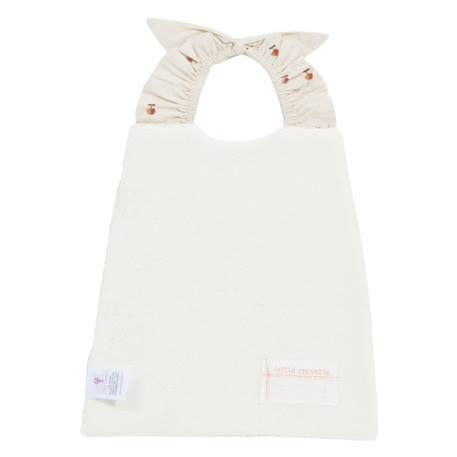 Bavoir élastiqué coton bio Bleu+Caramel+Ecru+Fleurs beiges+Vichy beige+Vichy vert 10 - vertbaudet enfant 