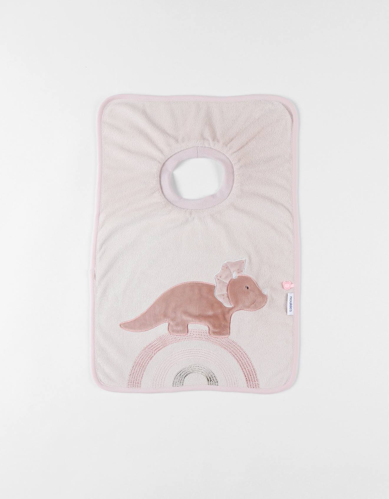 Noukies - Bavoir Funny En Éponge Rose Popsie