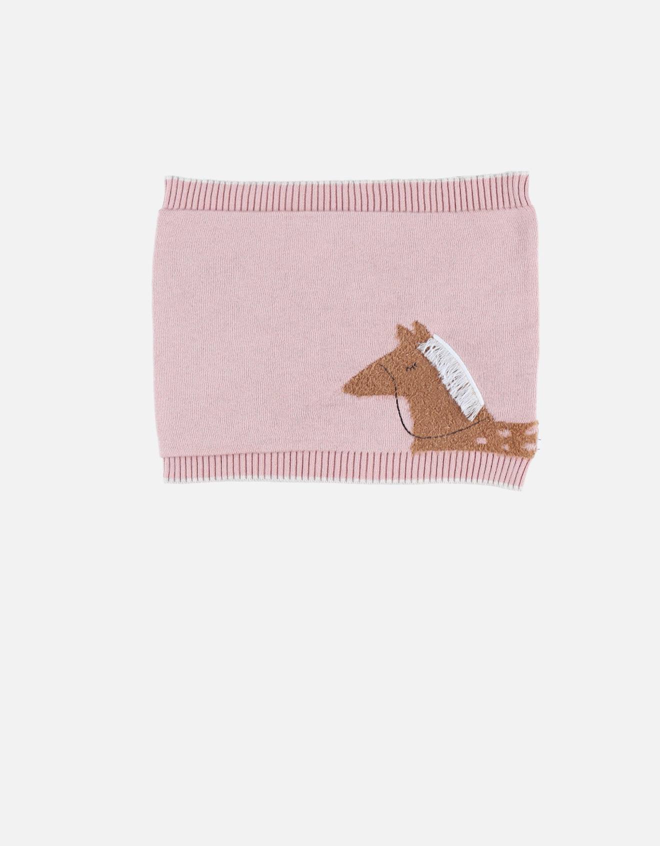 Echarpe Tube Cheval Rose