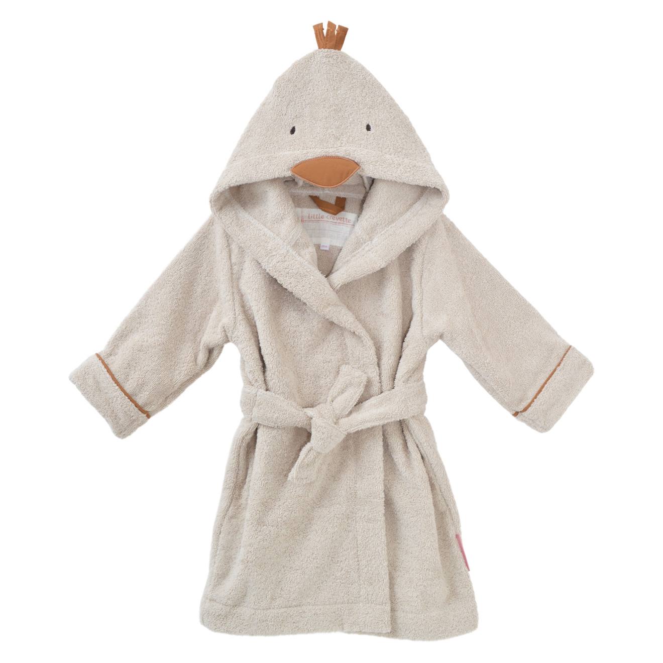 Peignoir Enfant Coton Bio Nils Sable